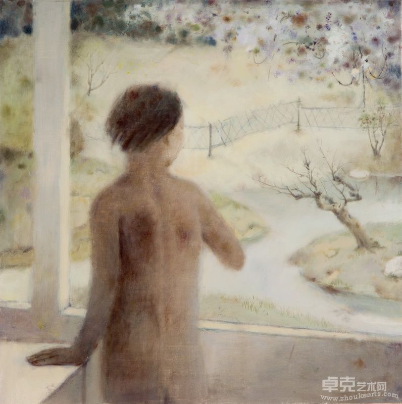 夏禹 窗 2011 木板坦培拉 70 × 70 cm