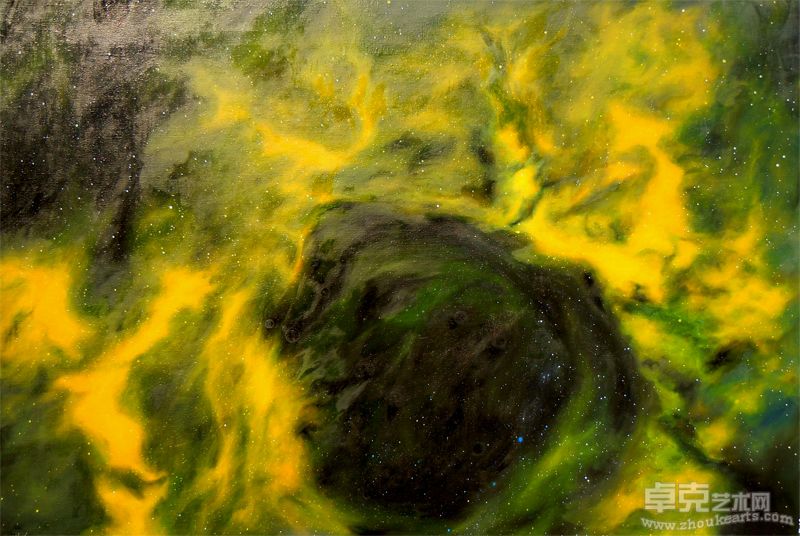 陈卫-上帝之眼·白露-150×100cm-布面油画
