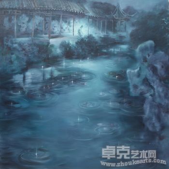 张郁葱油画作品展