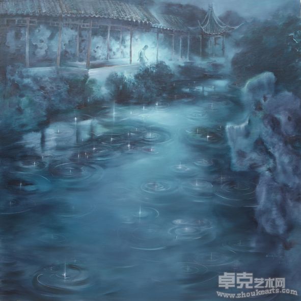 继续穿行系列 2011-03 （148cmX148cm）亚麻布油画
