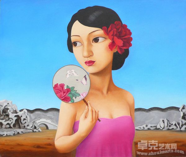 蝴蝶扇120x100