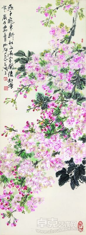 问春深浅94.3×34.5