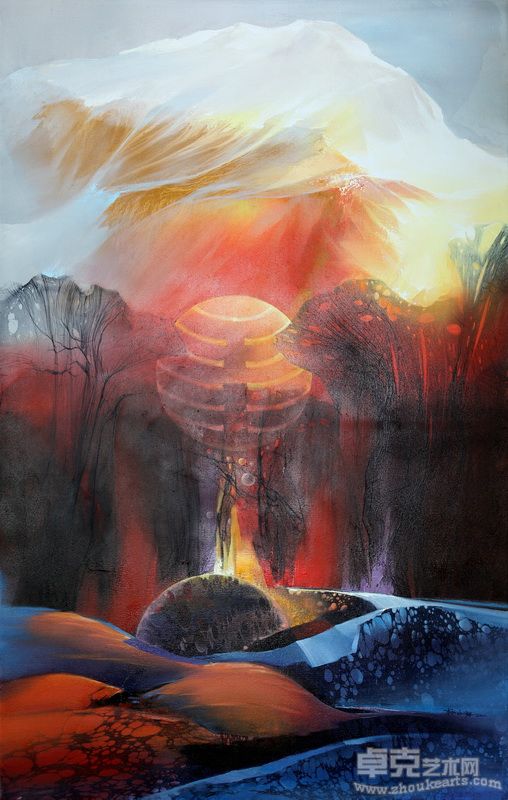 杨永智《剥之一》190X120cm