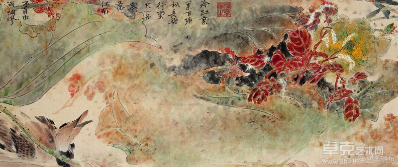 手卷 芙蓉帐里秋声