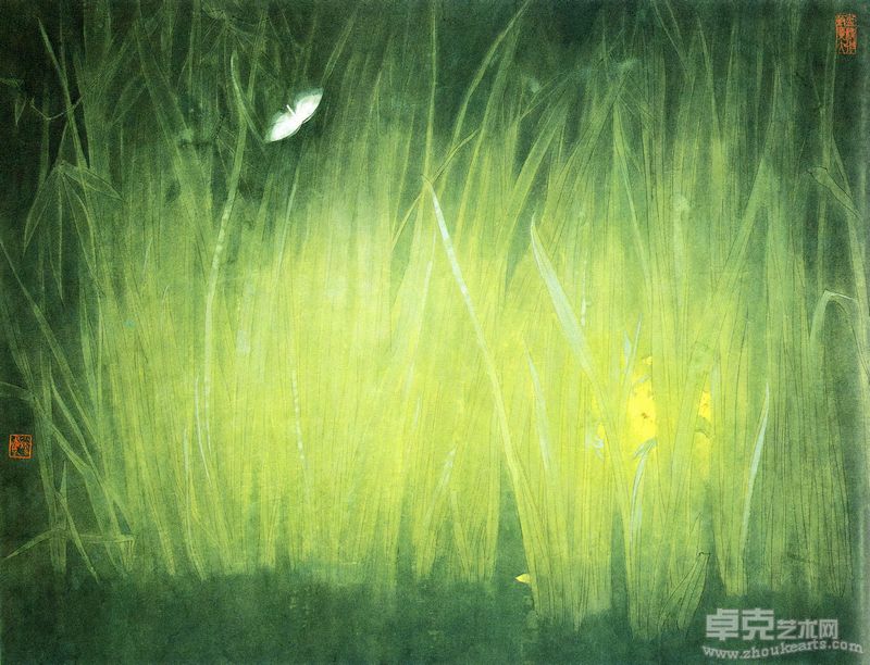 淡到无言且成诗 65x52cm