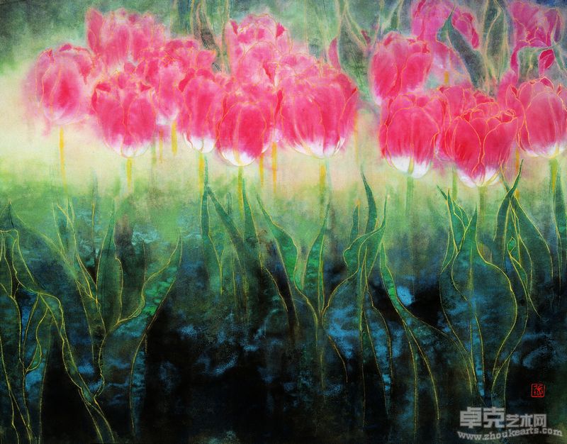浮香2  60×47cm 纸本