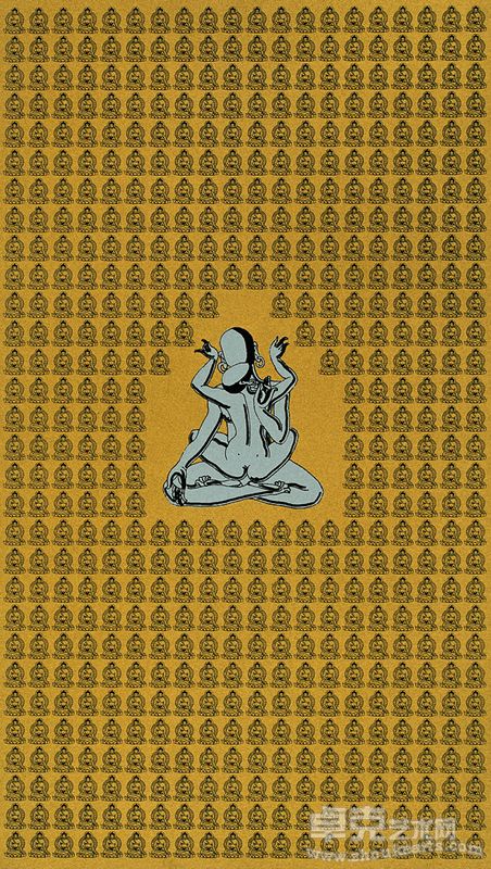 道场 26×45cm 丝网 2007