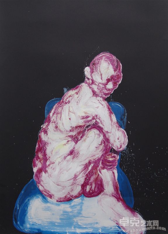赵能智 BODY 2010 No.2  76×108cm 丝网版画 2011年