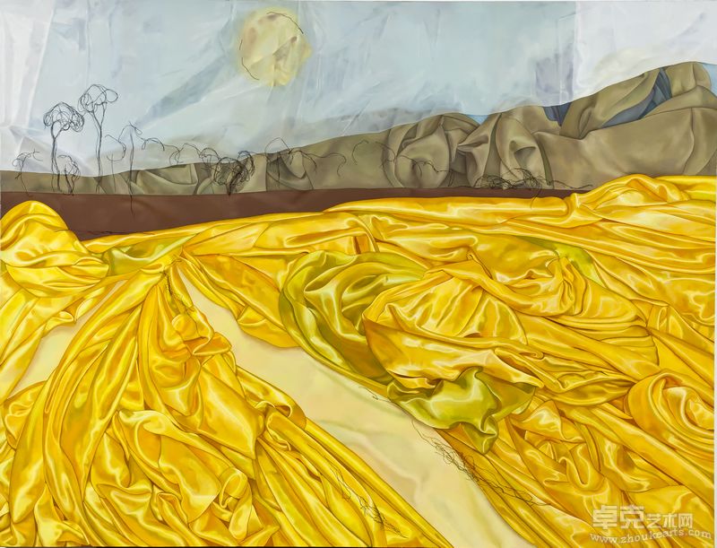 齐新 解读·《梵高的麦田》之二 布面油画  170×130cm 2011年 获得2011上海青年美展一等奖