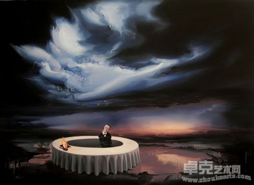 申树斌光NO.2 250X180cm 布面油画  2011  申树斌