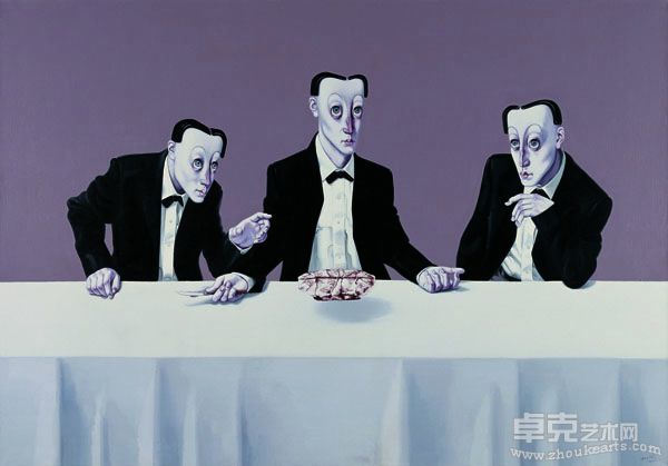 申树斌占卜者之吉 2010 200x140 布面油画