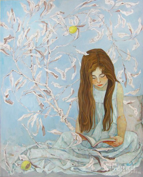 黄震《第32页故事》100x80cm