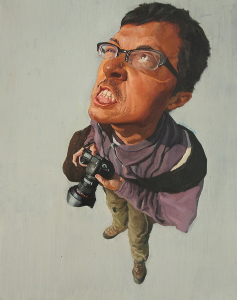 郑佳泽《人像》60X80cm 布面油画 2008级