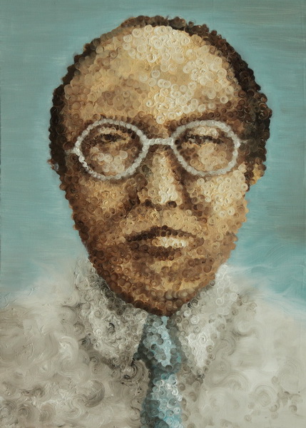 朱德威《肖像1》40X50cm 布面油画 2008级