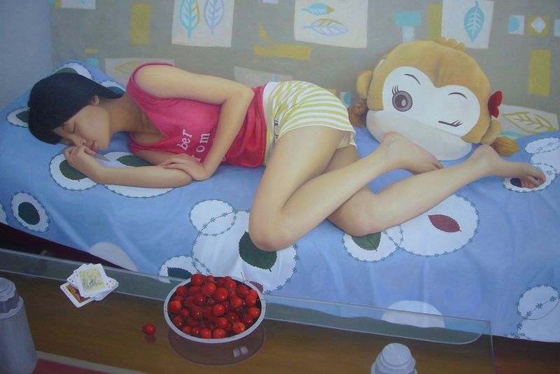 王彦博 夏之梦 100x150CM 布面油画 2011