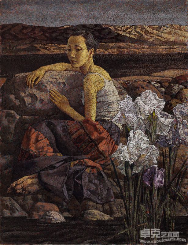 水边1455x1120mm油画2009