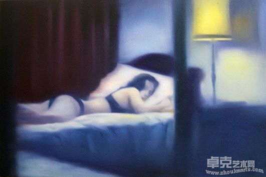 06-林德奎作品《爱恋系列101》布面油彩 60x90cm