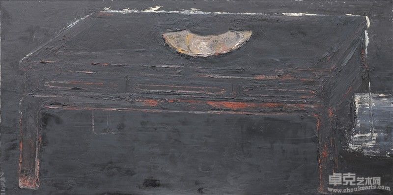 黄少鹏 一块玉  100×200cm  布面油画  2011