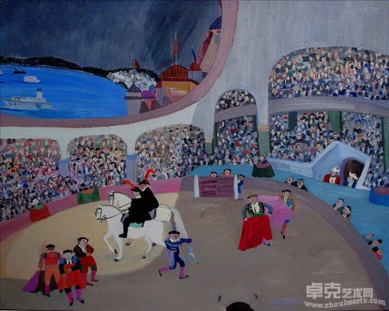 王春燕 马德里 120×150cm 布面油画 2011
