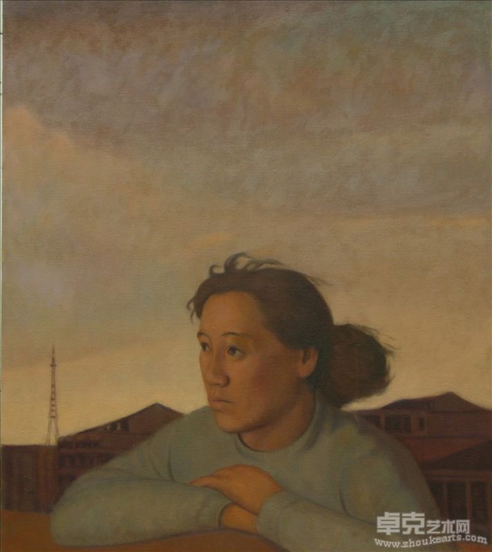 刘乐明 窗 80×70cm 布面油画 2007