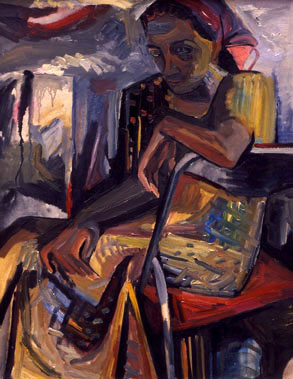 The Girl in the Yellow Dress92X73cm