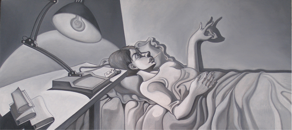 未睡的人70×150cm
