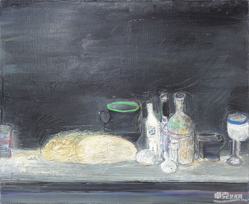 雷米·艾融  面包   60×73cm  布面油彩   2009年