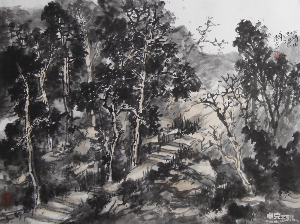 大杨山即景42cmx56cm