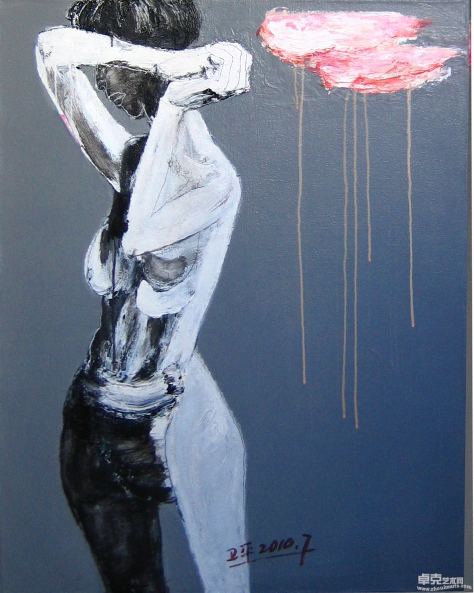刘卫平  人体3（100·80cm）