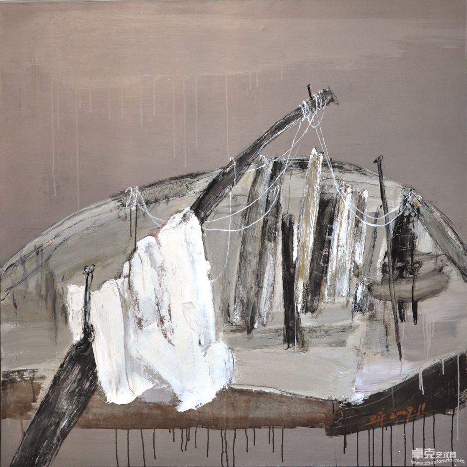 刘卫平 船之二（130·130cm）