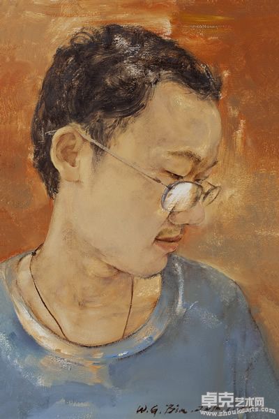 魏广彬 肖像 布面油画 60×40cm  2010