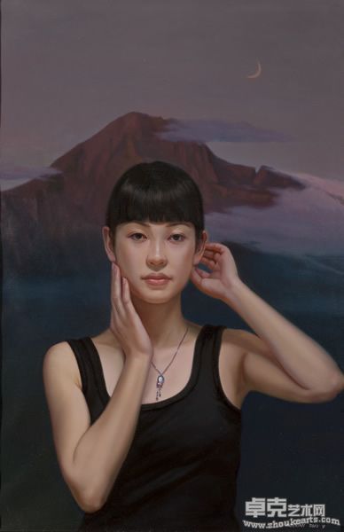 范学贤 空谷回音 布面油画 90×60cm 2010