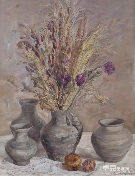 029 张衡 静静的时光 布面油画 90×70cm 2010