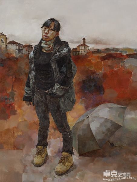 033 赵月儿 暖冬	布面油画 120×90cm 2006