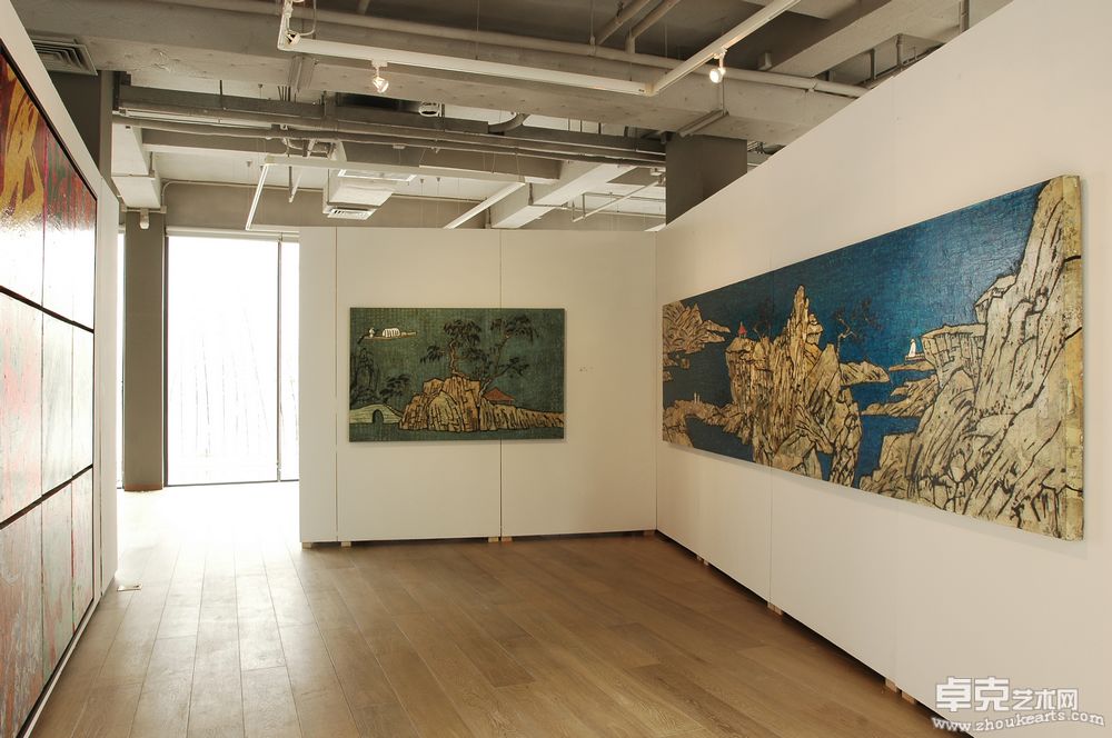2009香格纳画廊展览开幕场景 (1)