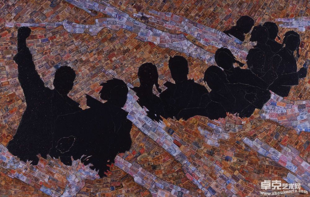 〈抗洪〉210CMx320CM