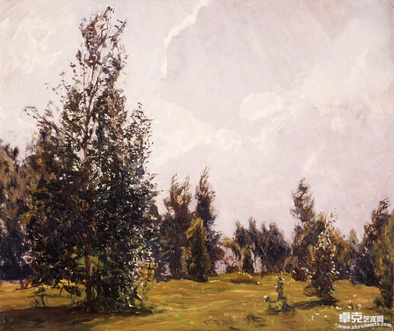 格里查依-夏绿地58.5x68.7cm
