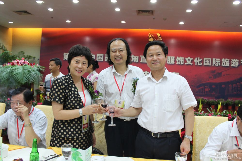 2010年9月19日张省教授与苏州市党委统战部部长周向群、苏州市吴中区区委书记金海龙合影