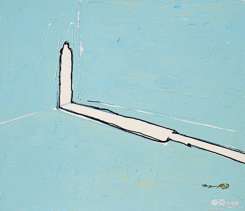 nEO_IMG_空间秘密的持有者-1  布面丙烯 45.5X53cm  1997