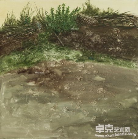 李瑞_新綠_綜合媒材_120x120cm _2010