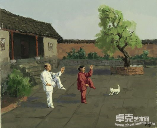 劉亞偉_時代烙印(2)_油彩畫布_38x46cm_2010