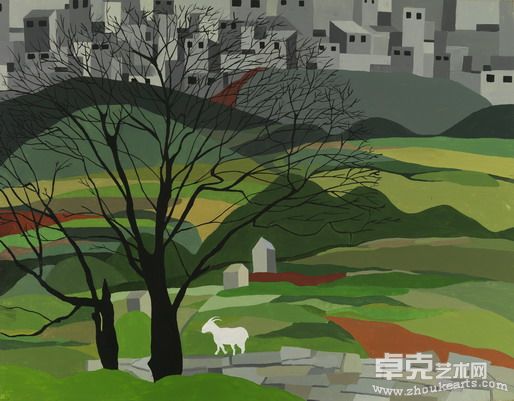 普艷_遠方_油彩畫布_70x90cm _2010