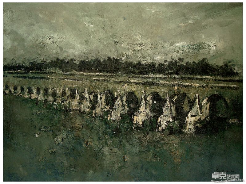 陈向东《远处的雷声》90x120cm
