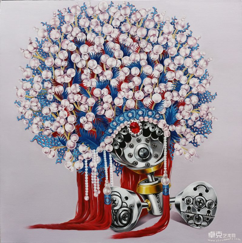 刘菲《小花旦》130cmx130cm