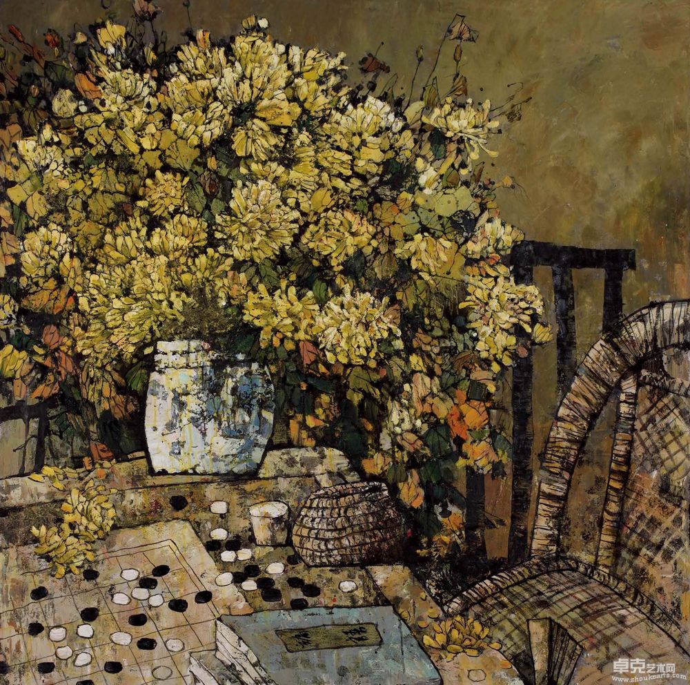 花卉150X150cm