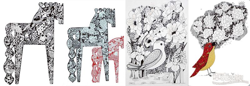 35x25cm x4  Pecils on the paper 2011年