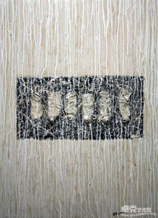 110x80cm综合材料作品2006年