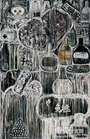 2008三聚氰胺170x110cm2008年