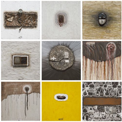 席华作品２００８年180x180cm