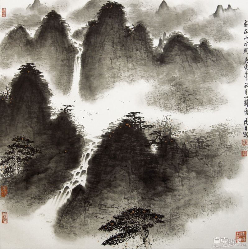 家在山水间 68X68cm